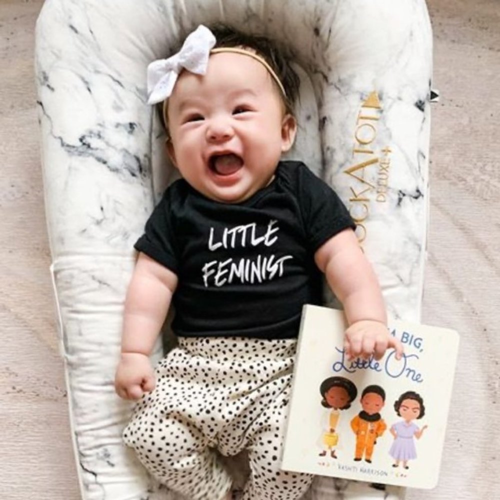 Little Feminist Infant Jersey One Piece Bodysuit